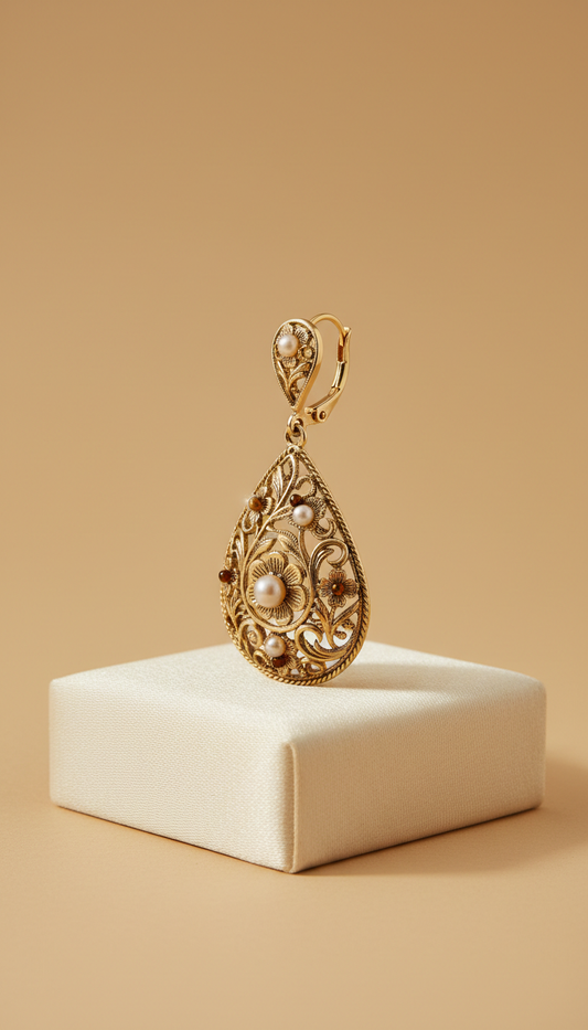 Heritage filigree earrings